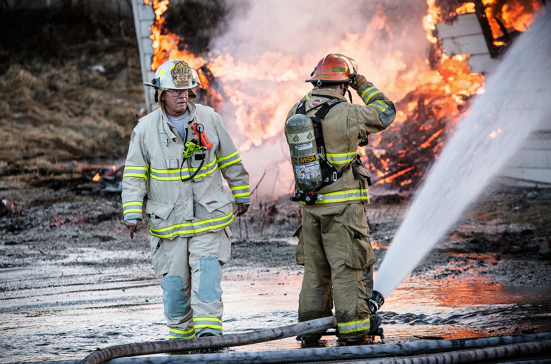 John Sibilski Photography | Blue collar Illinois FIGHTING FIRE 9