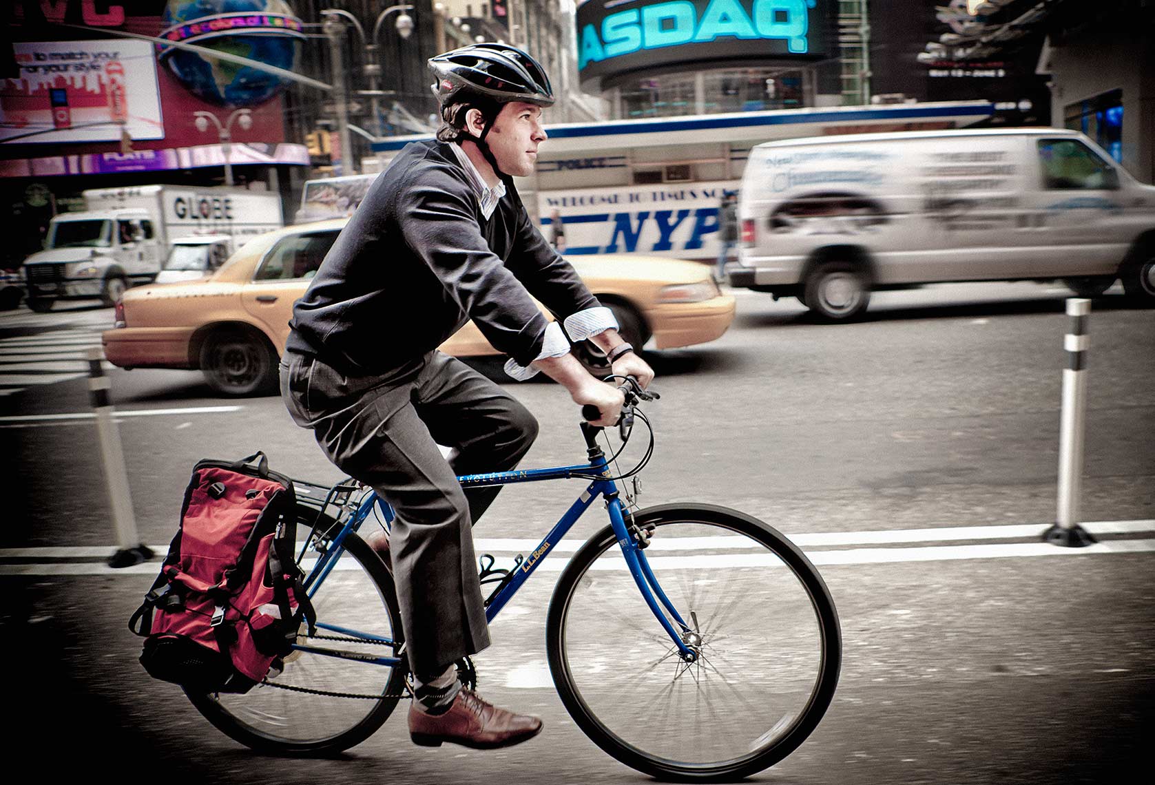 biking