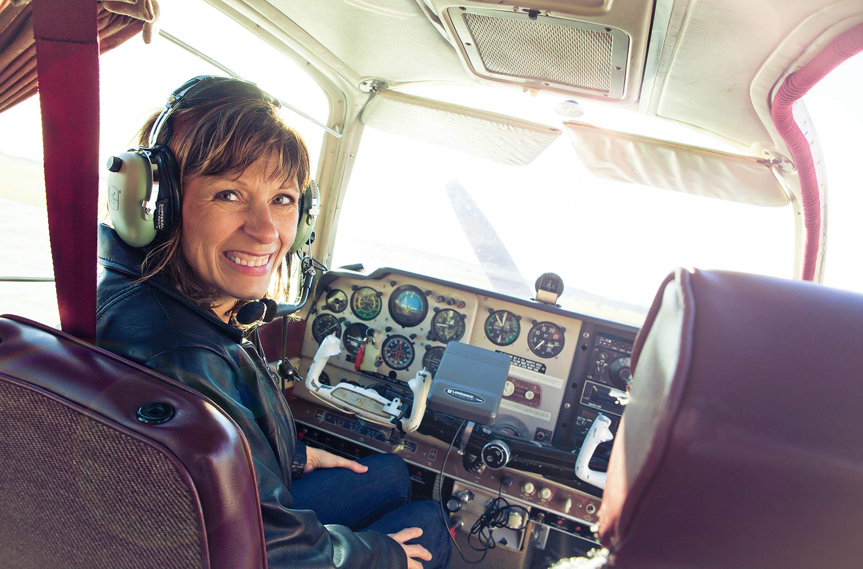 Sibilski Images | Trade show photography Wisconsin Portraits  cockpit